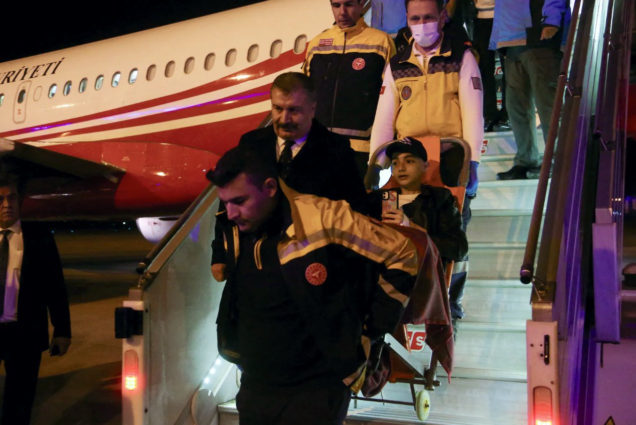 土耳其表示计划于周五疏散一些受伤、患病的加沙儿童