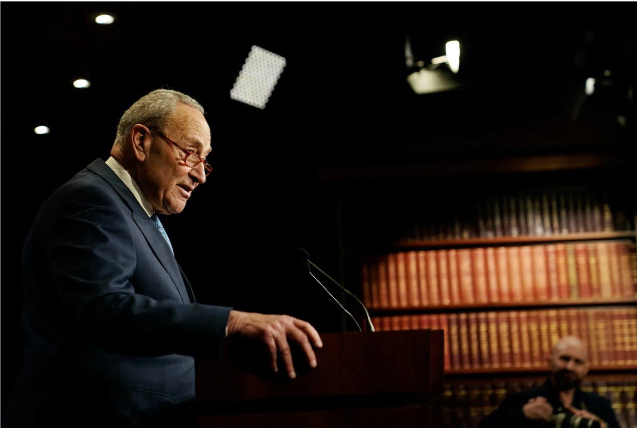 舒默：美国参议院最快下周讨论以色列和乌克兰援助问题