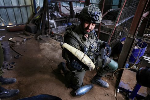 以色列军队称他们在加沙找到了大型地下武器工厂