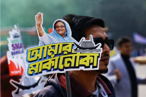 孟加拉国选举投票率低 总理哈西娜继续执政