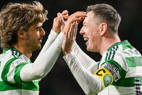 苏格兰超级联赛凯尔特人5比1阿伯丁