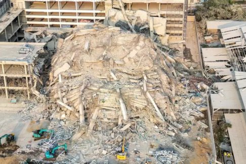曼谷地震救援官员：有15人被困在废墟深处
