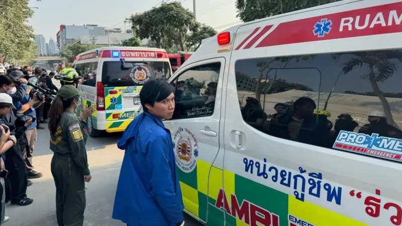 救援人员称缅甸一所学校倒塌造成12名儿童和一名教师死亡