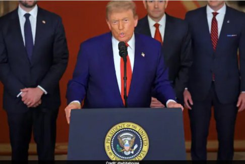 特朗普表示 世界上没有任何其他军队能够对伊朗实施