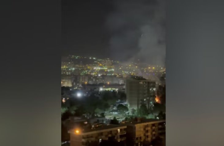 以色列对伊朗发动袭击现场画面曝光