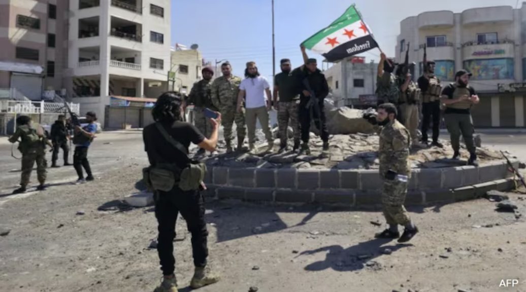 自周一以来，以色列轰炸了苏韦达的几处叙利亚军事阵地。