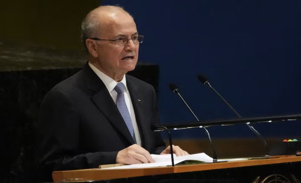 巴勒斯坦总理在联合国敦促哈马斯放弃对加沙的控制并解除武装