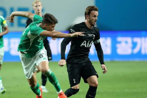 热刺的麦迪逊在友谊赛中遭遇严重伤病