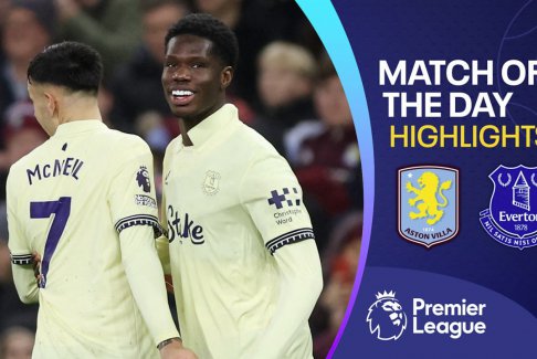 英超联赛维拉0-1埃弗顿