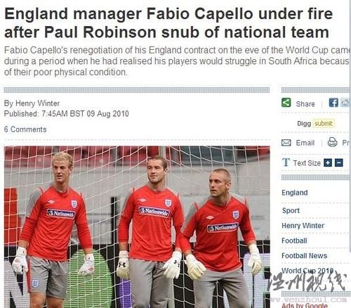 英名记抨击卡佩罗：迷信大牌 选人欠妥毫无野心